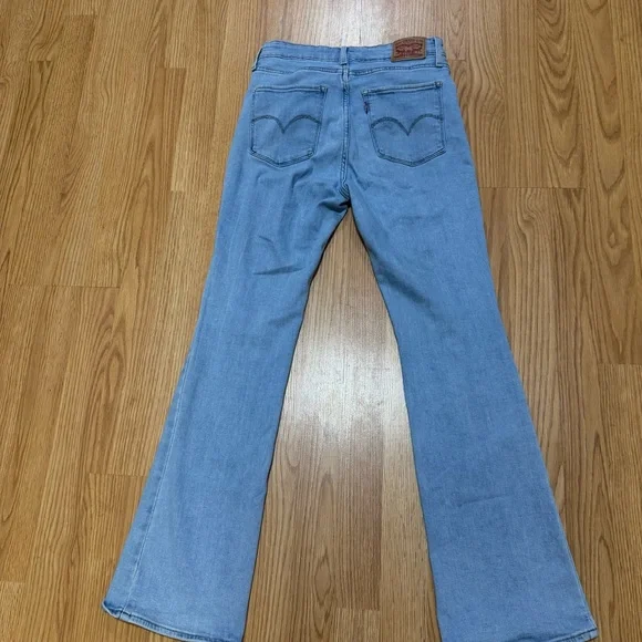 Levi's 725 High Rise Bootcut Jeans Size 28 - Picture 3 of 5